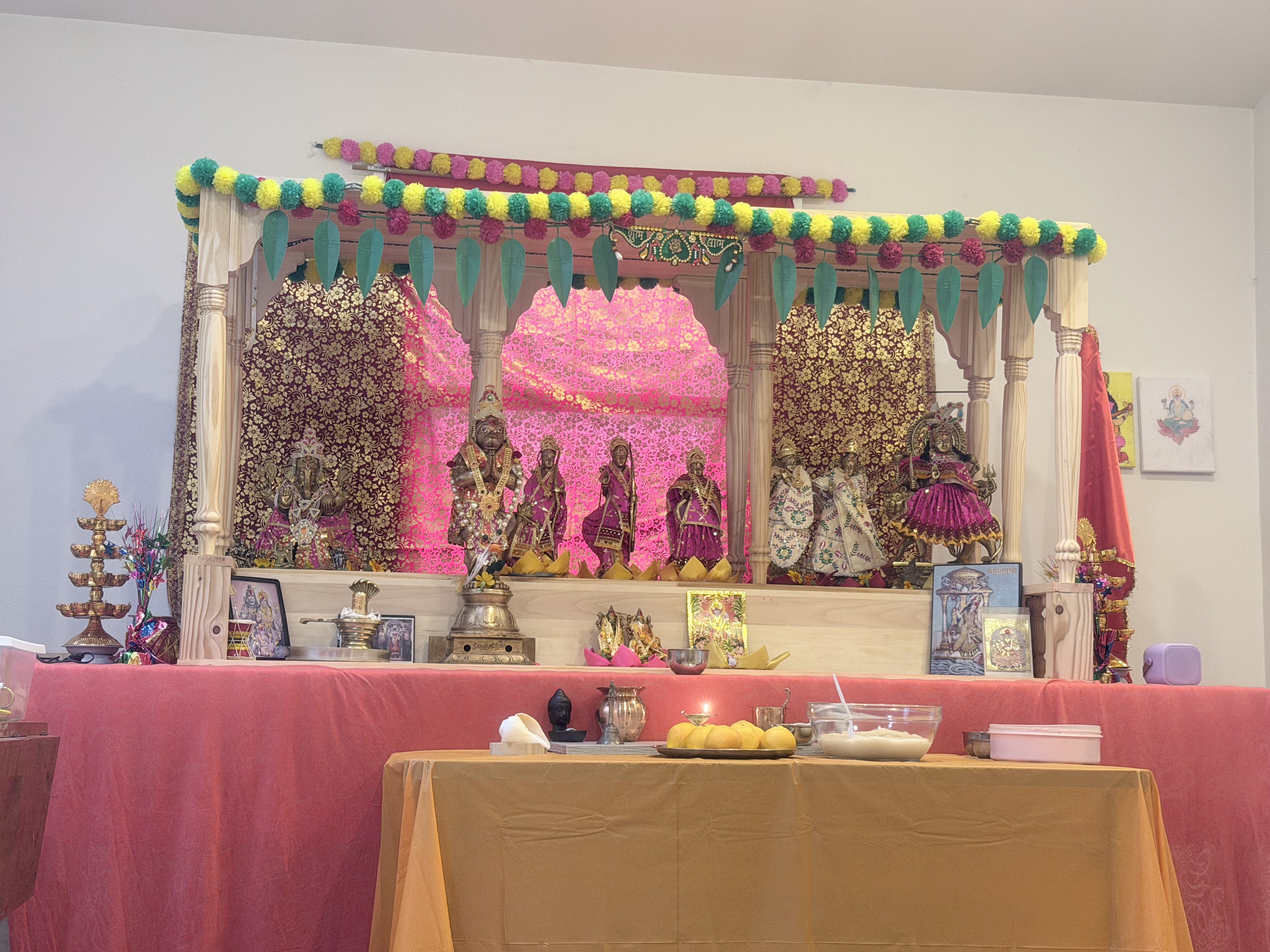 Temple close-up